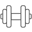 dumbbell icon